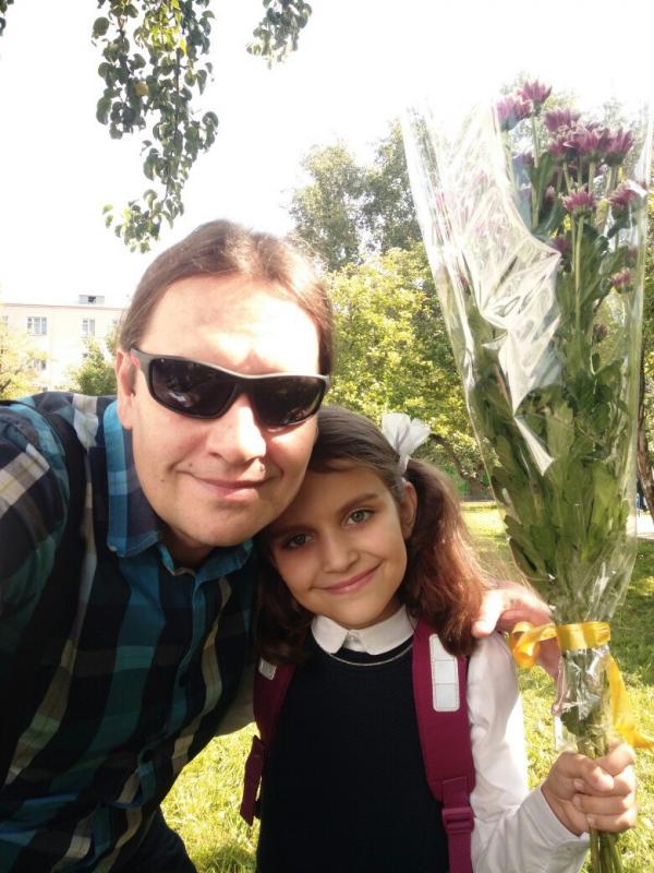 Юрий Мелисов и его дочь Алиса